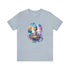 The Wizard's Floating Tower - Short Sleeve Tee Light Blue